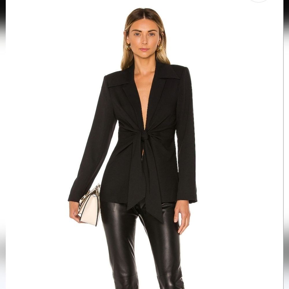 L'Academie Nwt The Tilly Blazer in Black Size Small